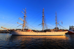 Hafen Bergen Statsraad Lehmkuhl 1914