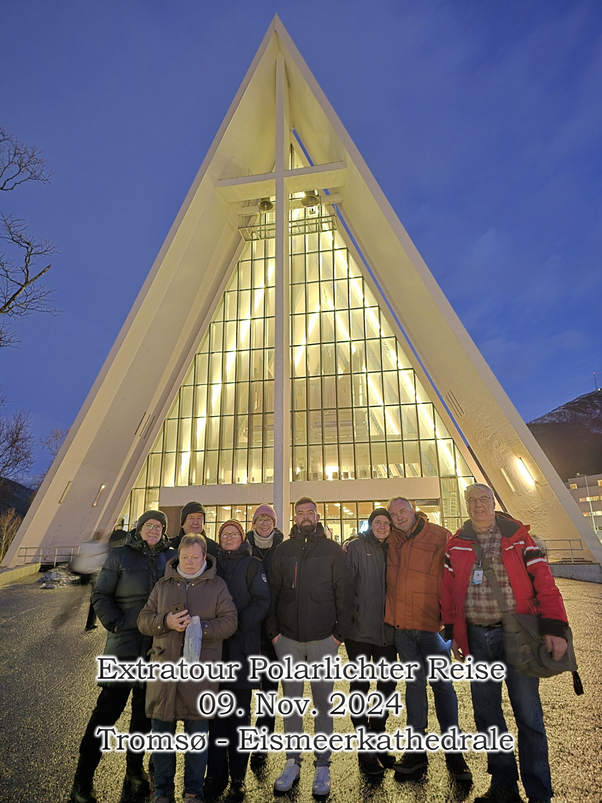 Polarlichterreise Nov. 2024 in Tromsø Eismeerkathedrale ©Horst Reitz